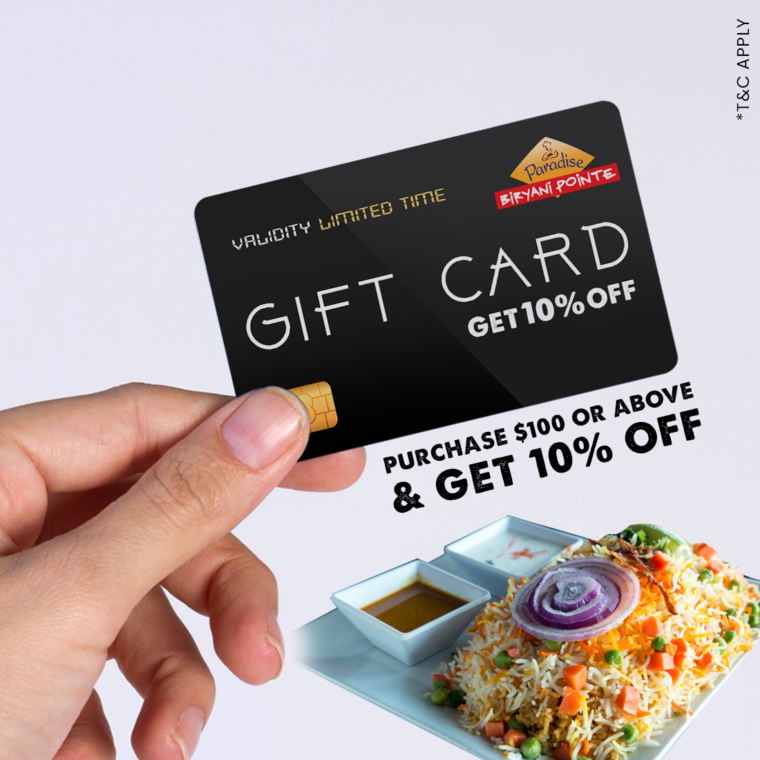 biryani gift cards in herndon